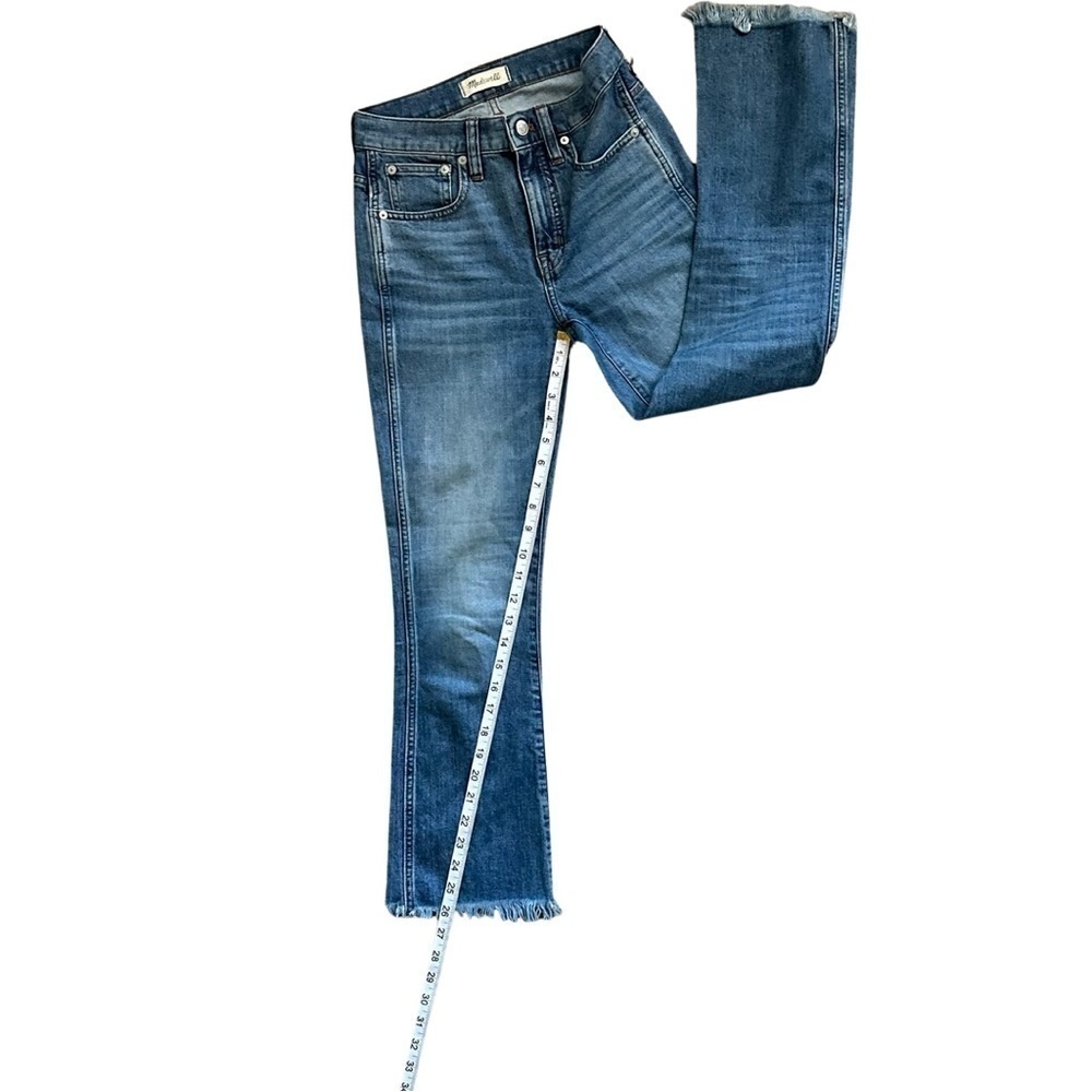 Madewell Cali Demi-Boot Jeans Frayed Hem - Picture 11 of 13